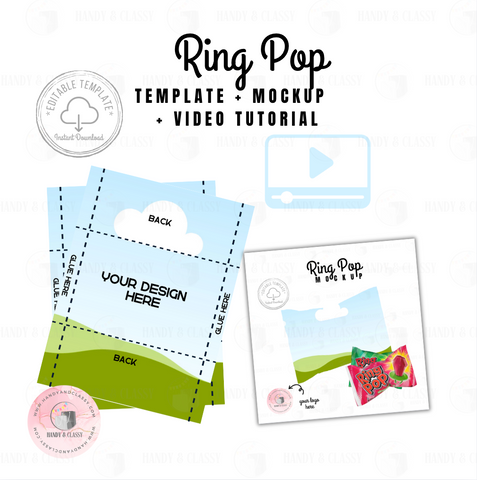 Ring Pop Template (Editable)