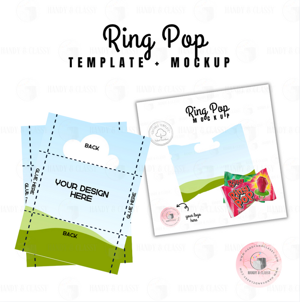 Ring Pop Template (Editable)