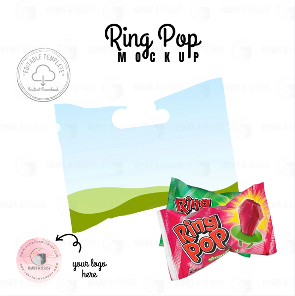 Ring Pop Template (Editable)