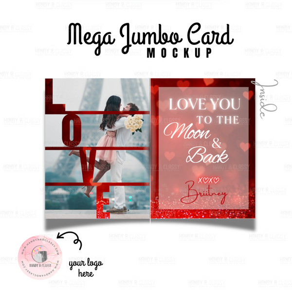 Mega Jumbo Valentine Printable (Editable)