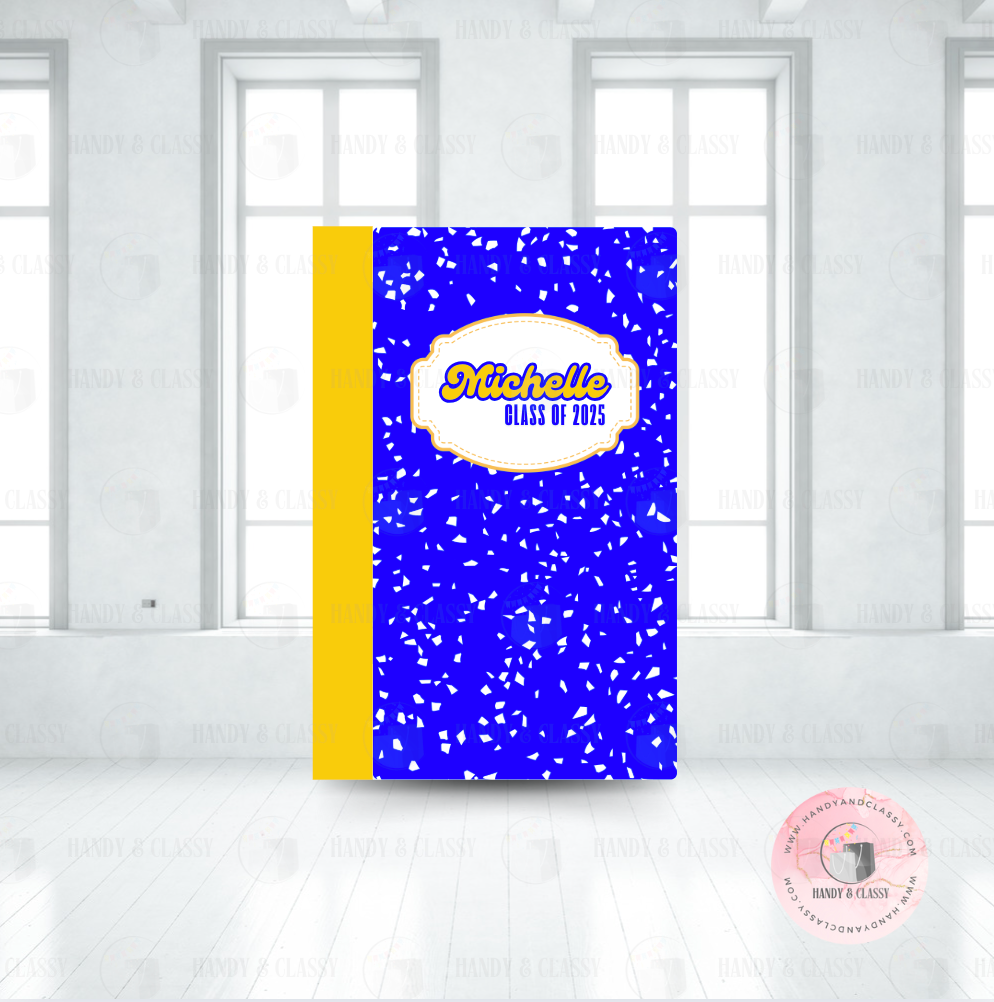 Custom Composition Notebook Panel (Digital Design)