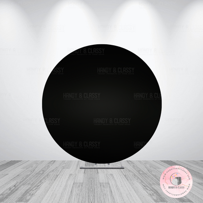 Plain Colour Round Cover (Material: Polyester)