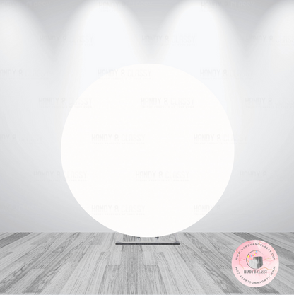 Plain Colour Round Cover (Material: Polyester)