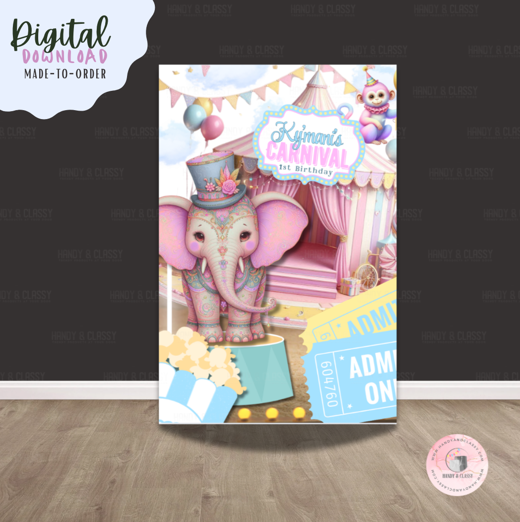 Cute Circus Design (Digital File)