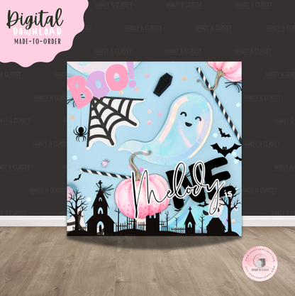 Ghosts in Blue Design (Digital File)