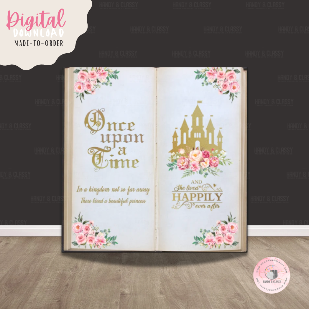Once Upon a Time Book Design (Digital File)