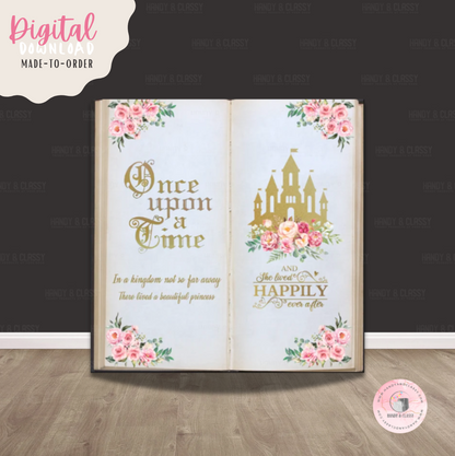 Once Upon a Time Book Design (Digital File)