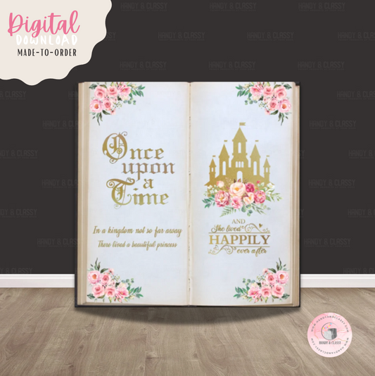 Once Upon a Time Book Design (Digital File)