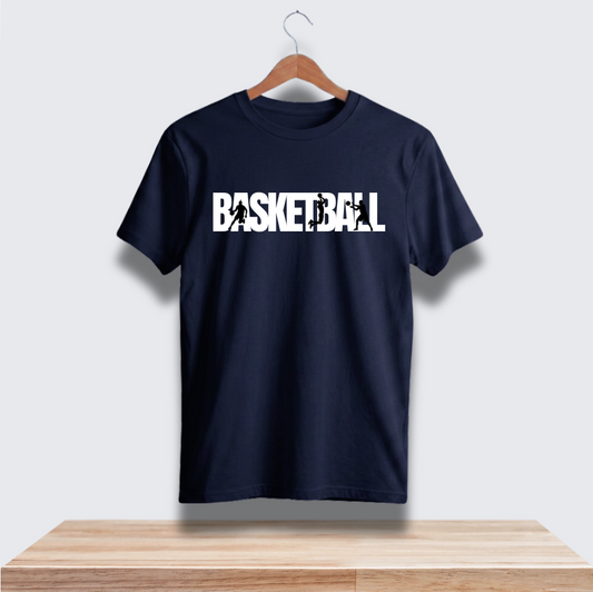 Basketball Silhouette T-Shirt | Classic Hoops Graphic Tee - Unisex