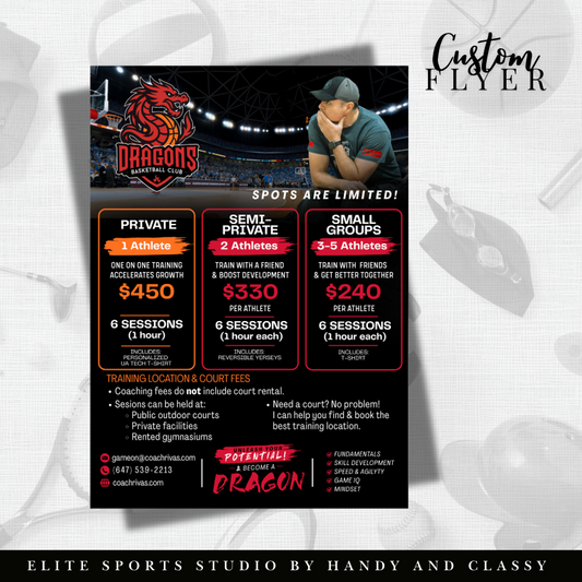 Custom Promotional Flyer (Digital File)