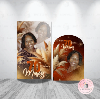 Custom Arch Wall Covers (Material: Polyester)