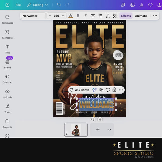 Elite Soccer Birthday Bundle Template | Canva Sports Party Kit
