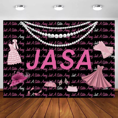 Custom Step & Repeat Backdrop (Material: Vinyl or Microfiber)