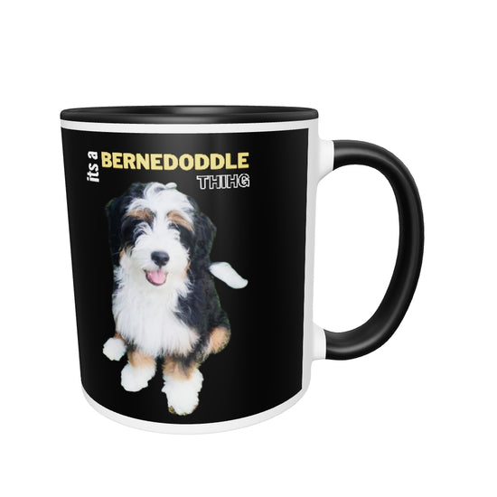 Custom Bernedoddle Mug W/ Color Inside