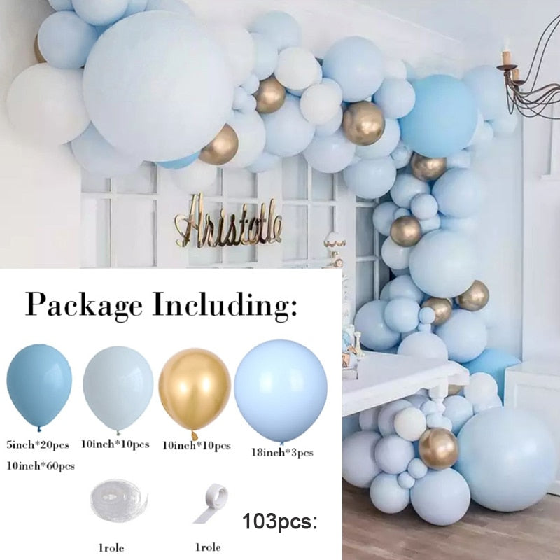 Blue Balloon Arch Kits