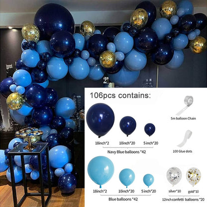 Blue Balloon Arch Kits
