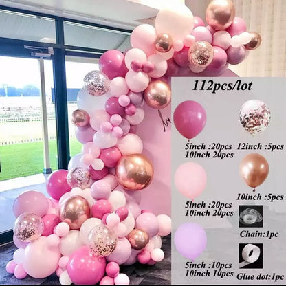 Pink Blue Balloon Arch Kits