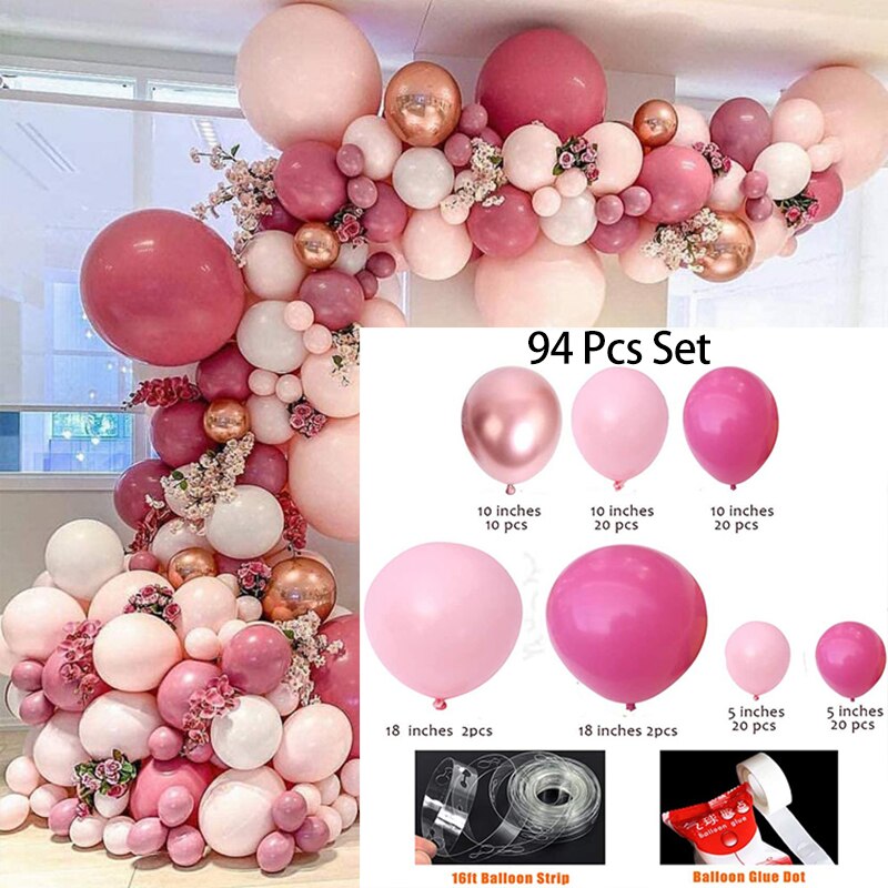 Pink Blue Balloon Arch Kits