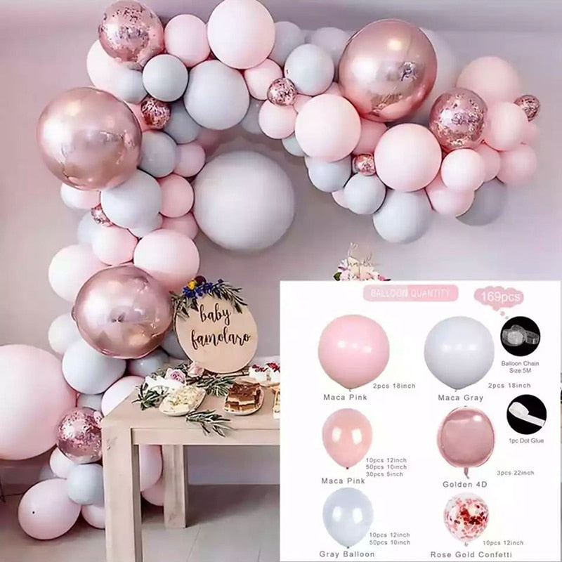 Pink Blue Balloon Arch Kits