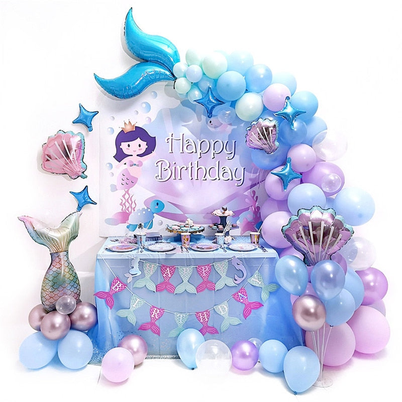 Mermaid Pastel Balloon Arch Kit