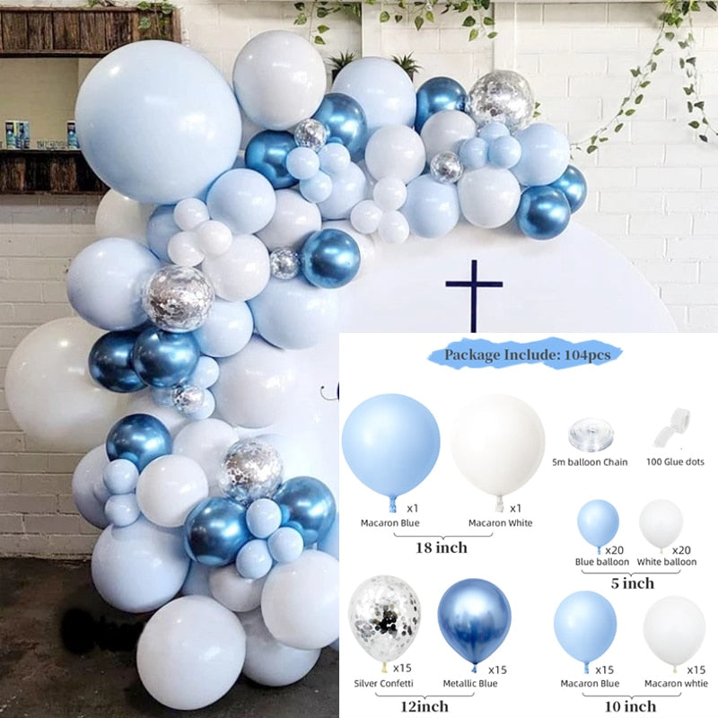 Blue Balloon Arch Kits
