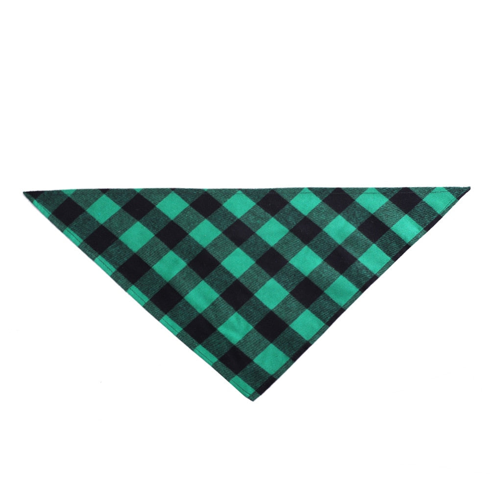 Personalized Dog Plaid Bandana