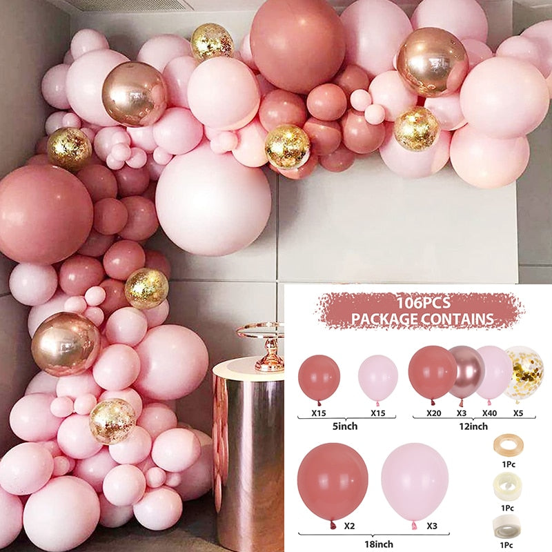 Pink Blue Balloon Arch Kits
