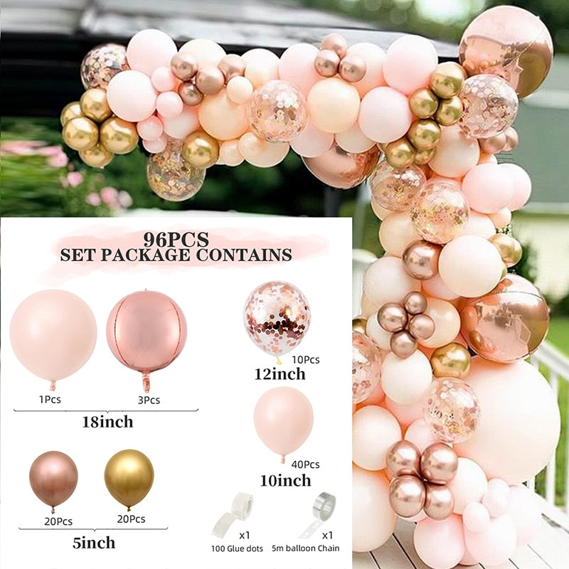 Pink Blue Balloon Arch Kits