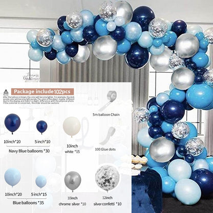 Blue Balloon Arch Kits