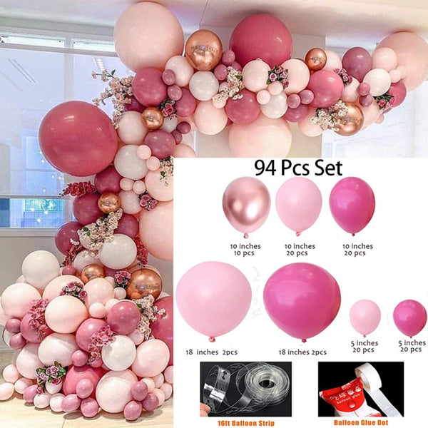 Pink Blue Balloon Arch Kits