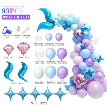 Mermaid Pastel Balloon Arch Kit