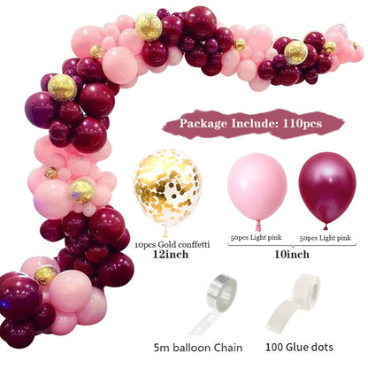 Pink Blue Balloon Arch Kits