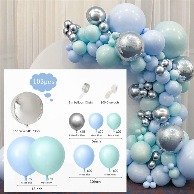 Blue Balloon Arch Kits