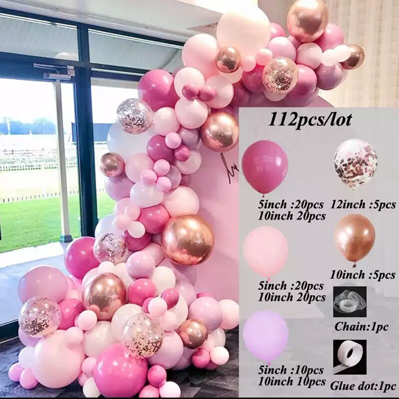 Pink Blue Balloon Arch Kits