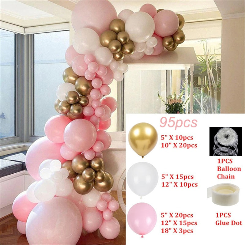 Pink Blue Balloon Arch Kits