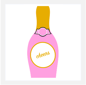 Make a Mini-Piñata (Champagne Bottle)