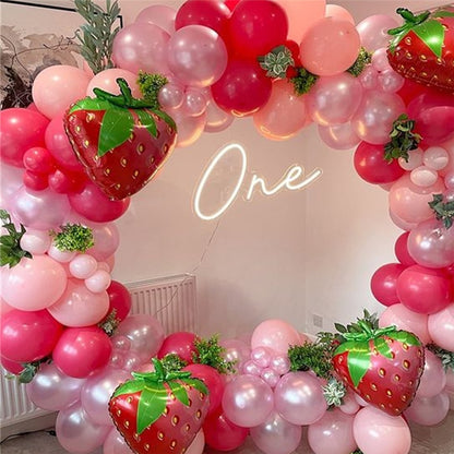 Strawberry Balloon Arch Kits