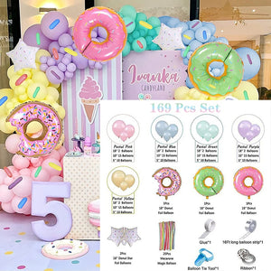 Donut Pastel Balloon Arch Kit