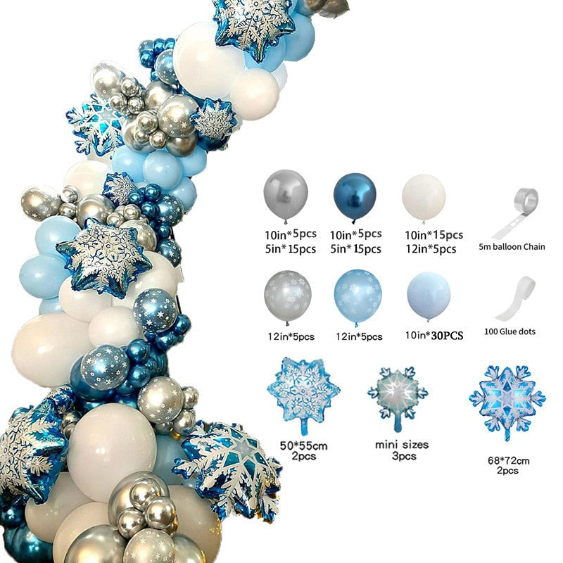 Blue Balloon Arch Kits