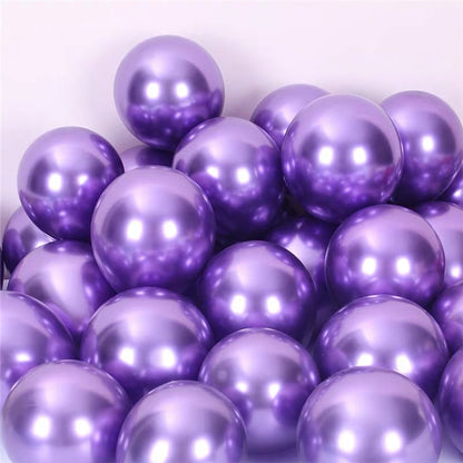 Metal Latex Balloons (Different Colours)