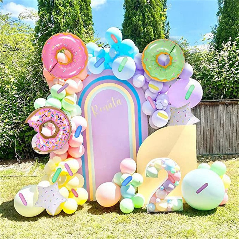 Donut Pastel Balloon Arch Kit