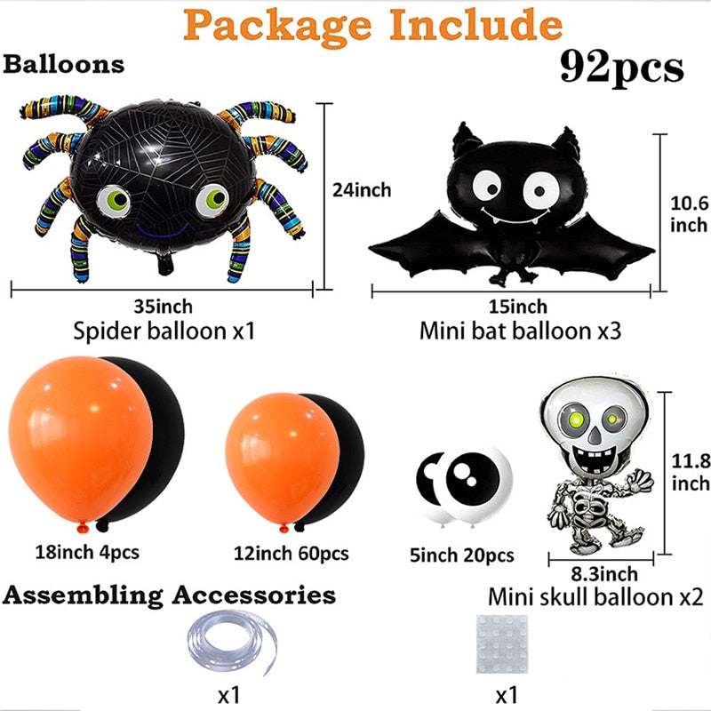 Halloween Balloons Arch Kit