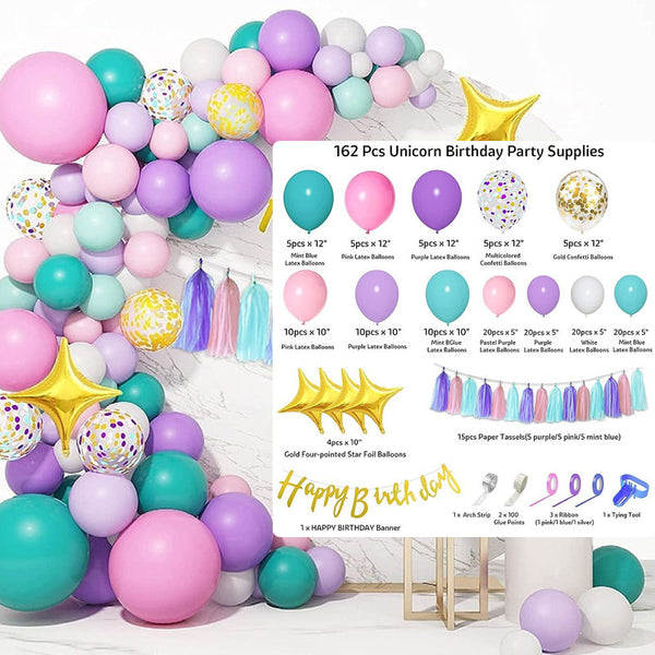 Purple Pastel Balloon Garland Kits