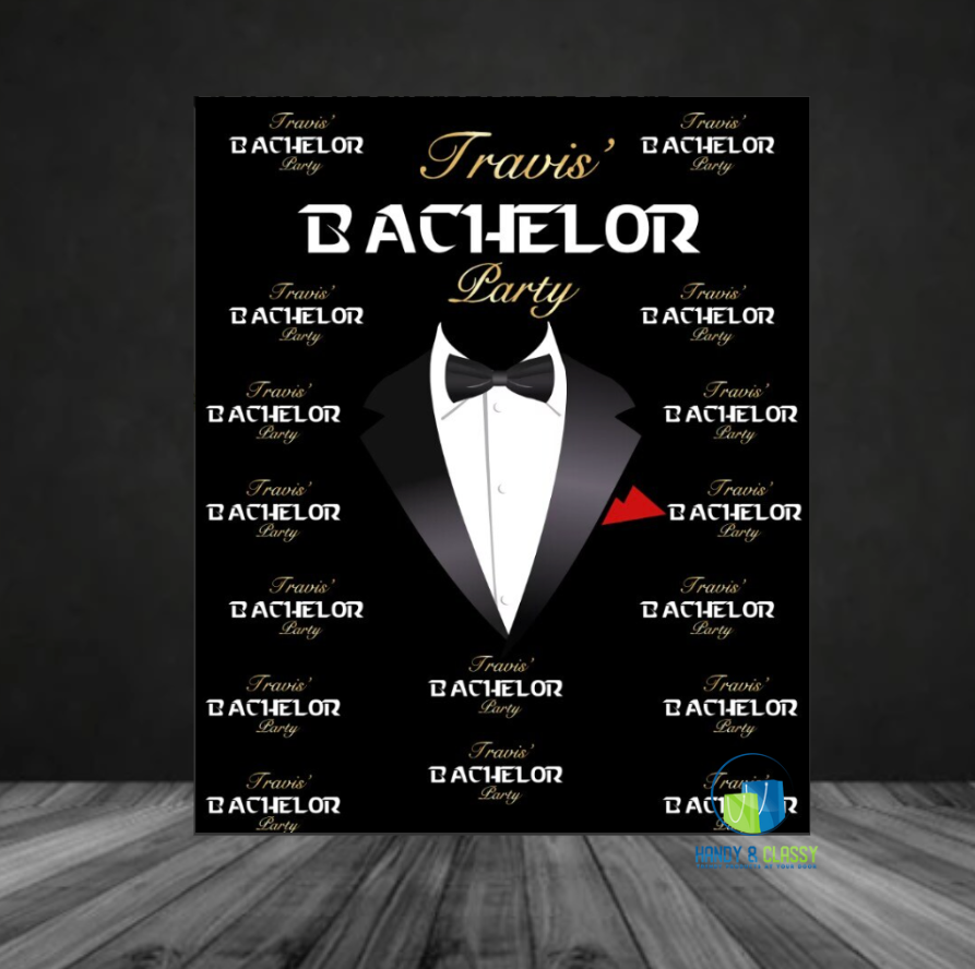 Custom Step & Repeat Backdrop (Material: Vinyl or Microfiber)