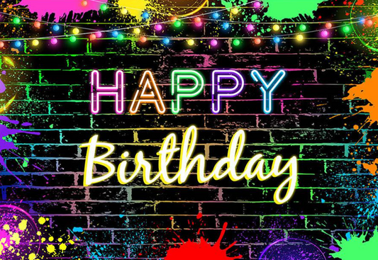 Glow in the Dark Backdrop (Material: Vinyl)