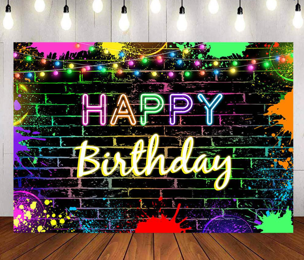 Glow in the Dark Backdrop (Material: Vinyl)