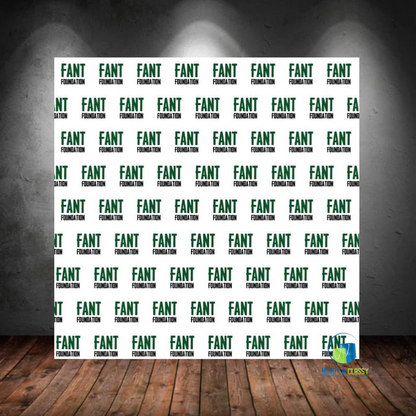 Custom Step & Repeat Backdrop (Material: Vinyl or Microfiber)