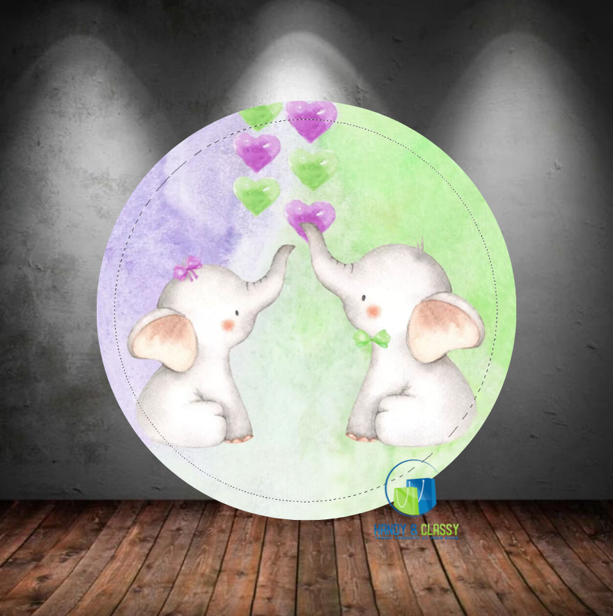 Custom Round Cover (Material: Polyester)