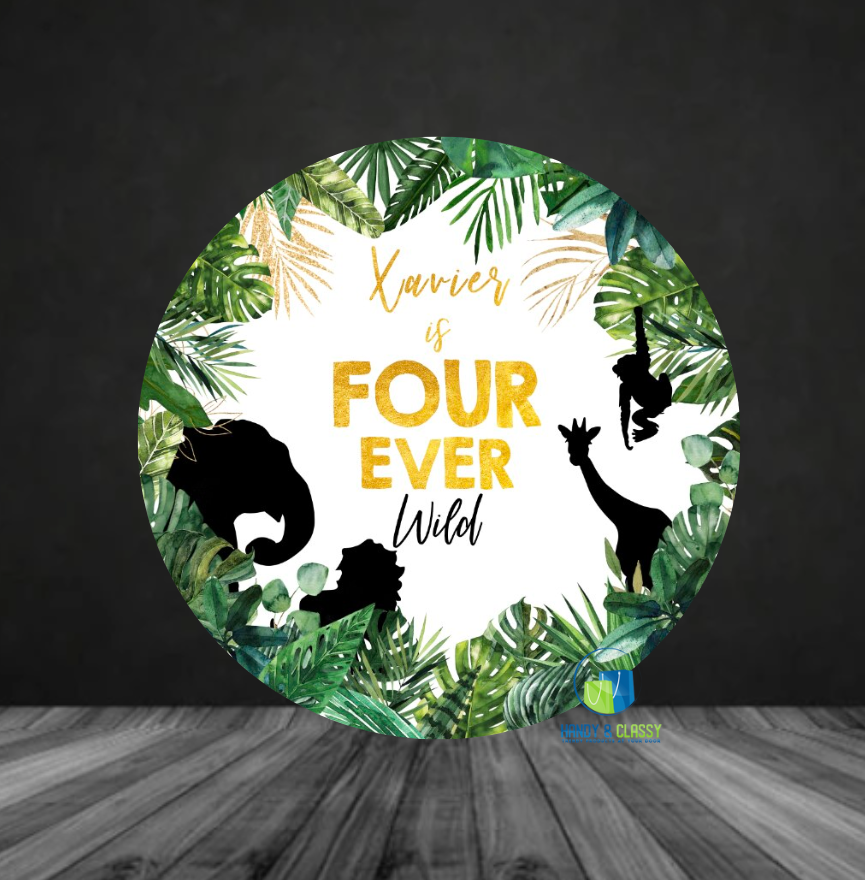 Custom Round Cover (Material: Polyester)