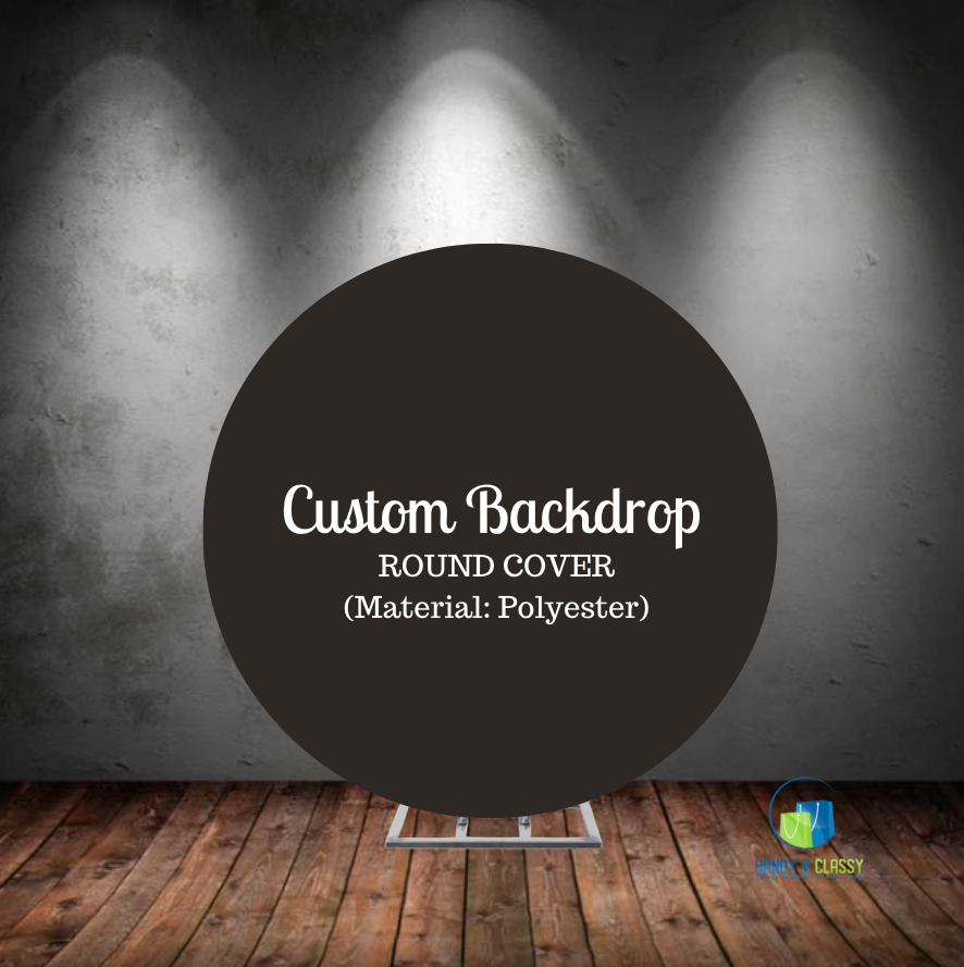 Custom Round Cover (Material: Polyester)